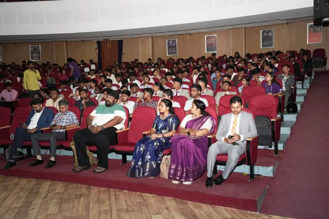 Packed auditorium at the fest